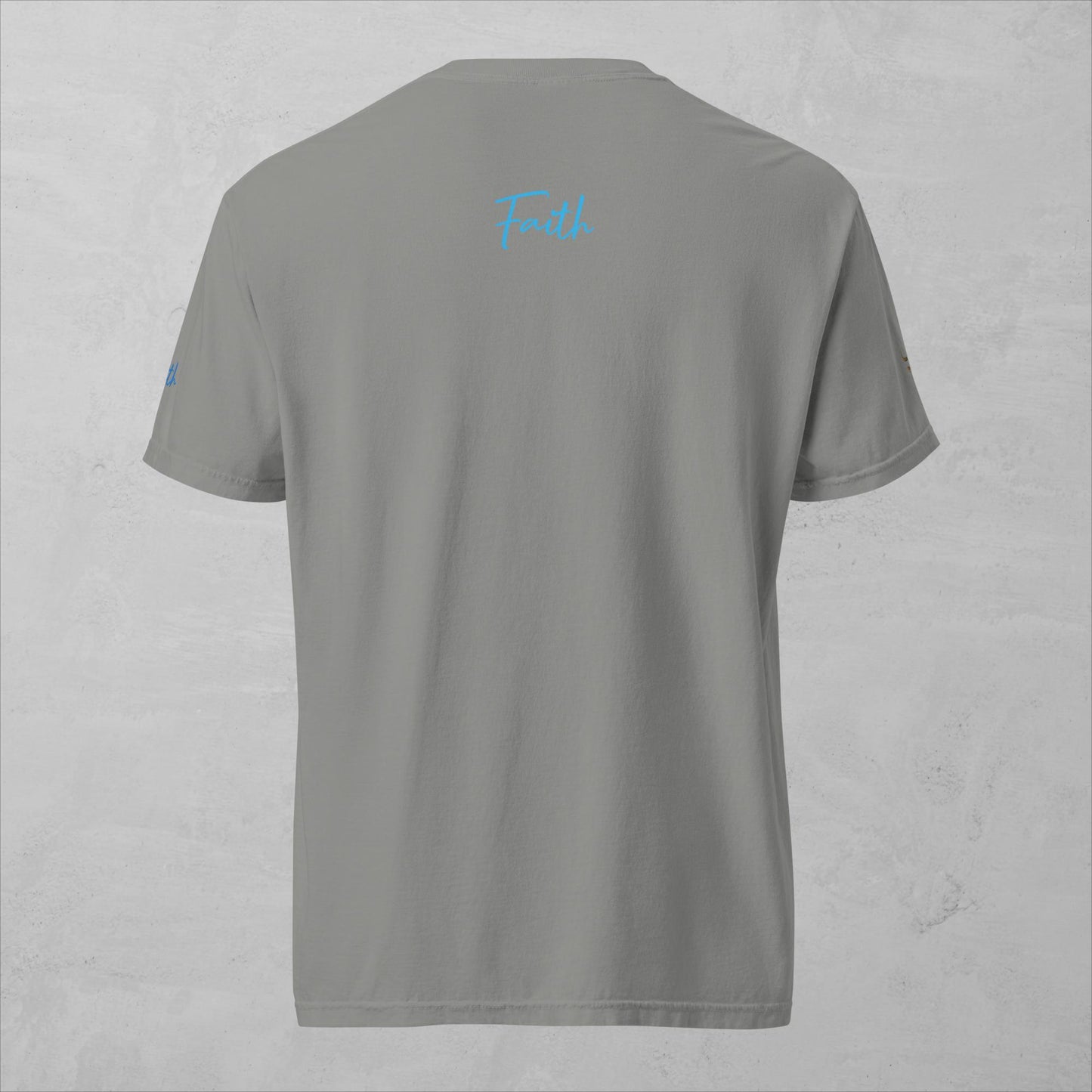 J.A Blue Faith- Men's heavyweight t-shirt