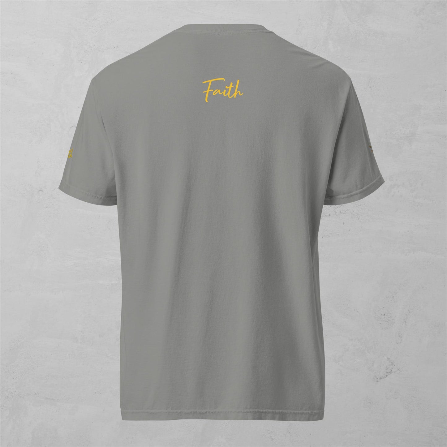 J.A Yellow Faith- Men's heavyweight t-shirt