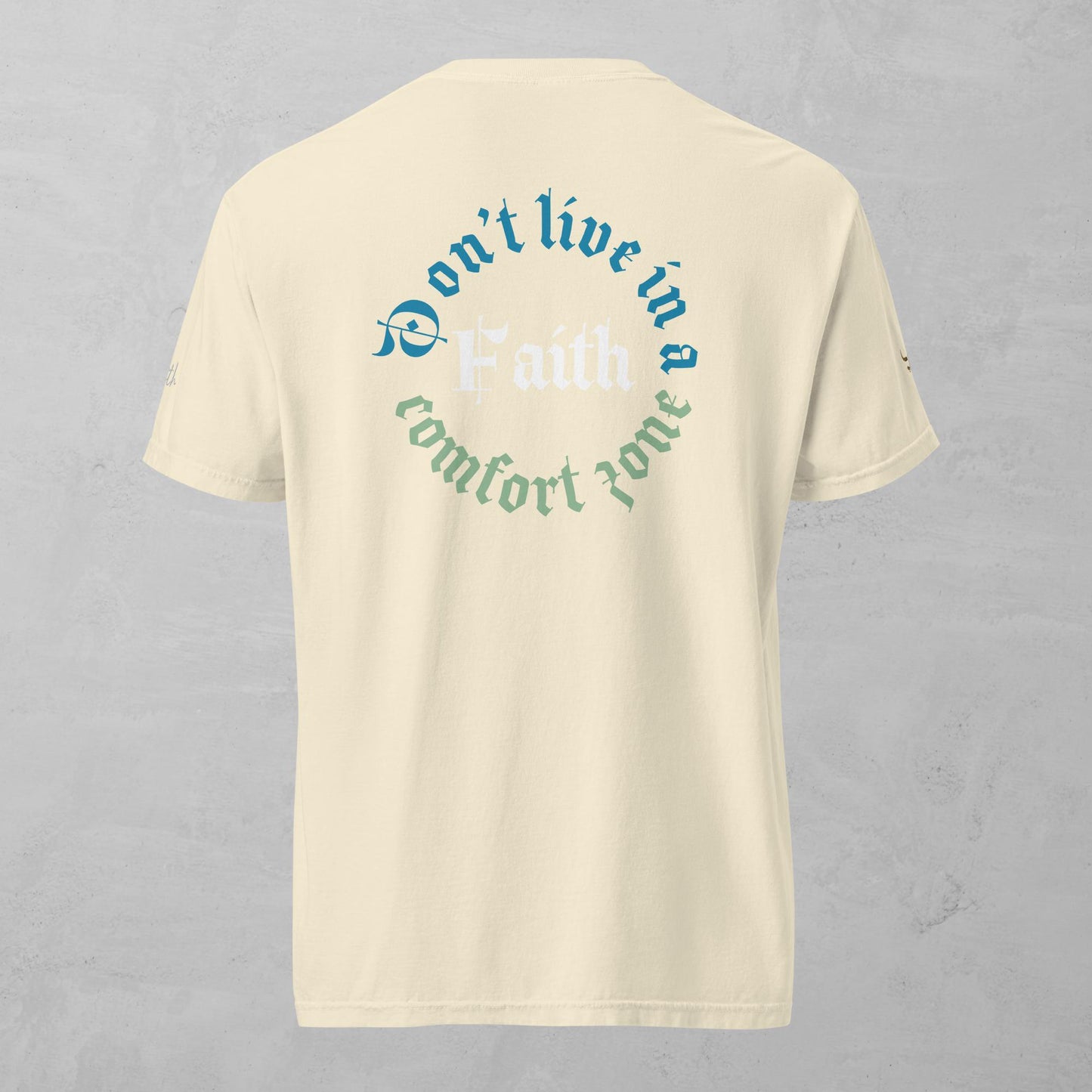 J.A Faith Comfort zone heavyweight t-shirt