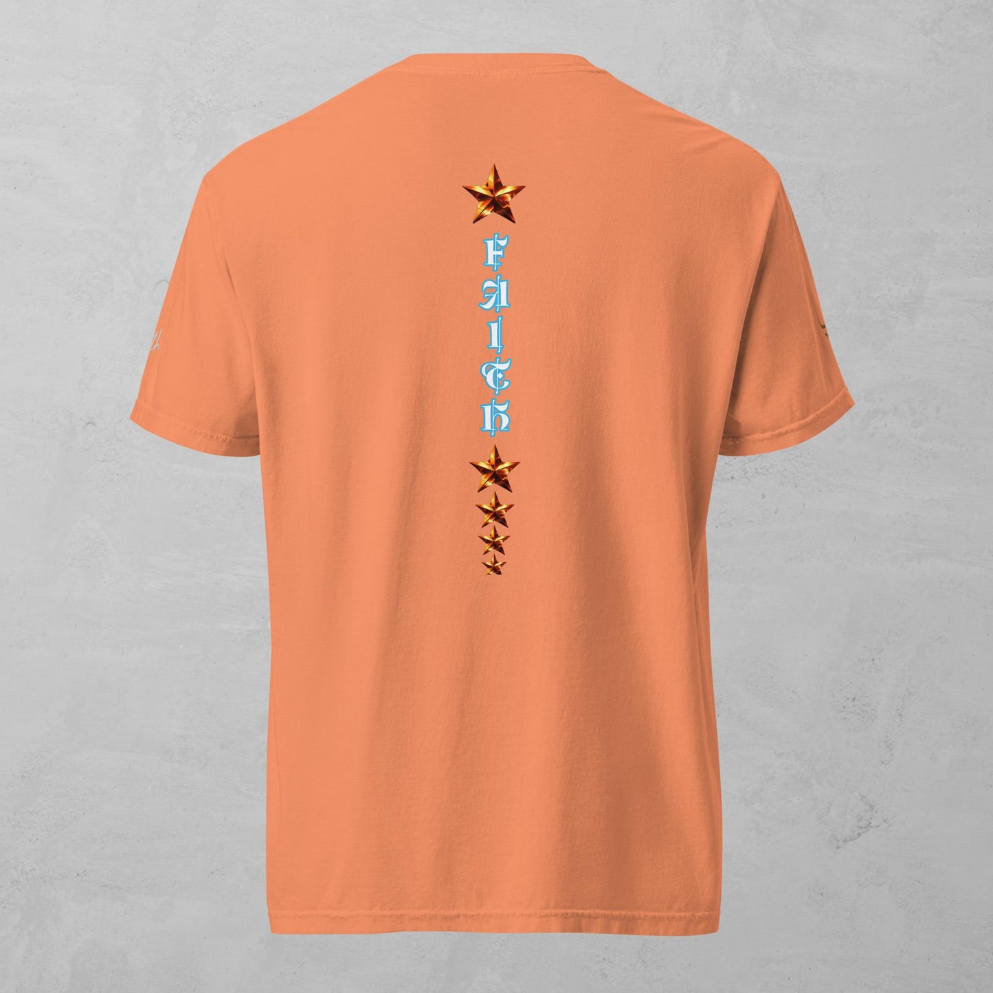 J.A Faith 5 Stars- Men's heavyweight t-shirt