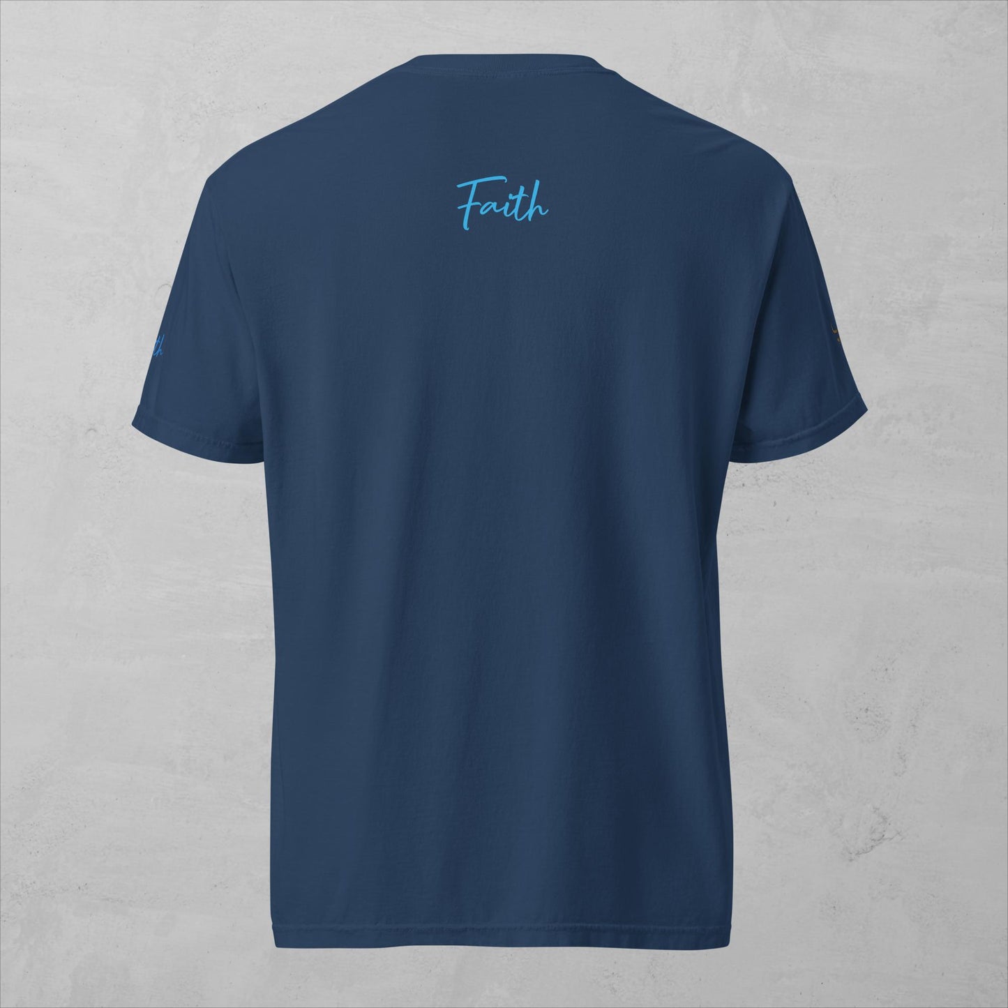 J.A Blue Faith- Men's heavyweight t-shirt