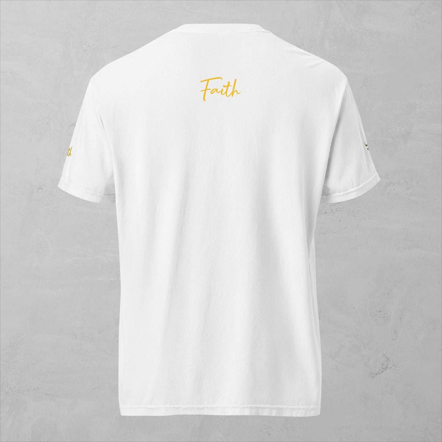 J.A Yellow Faith- Men's heavyweight t-shirt