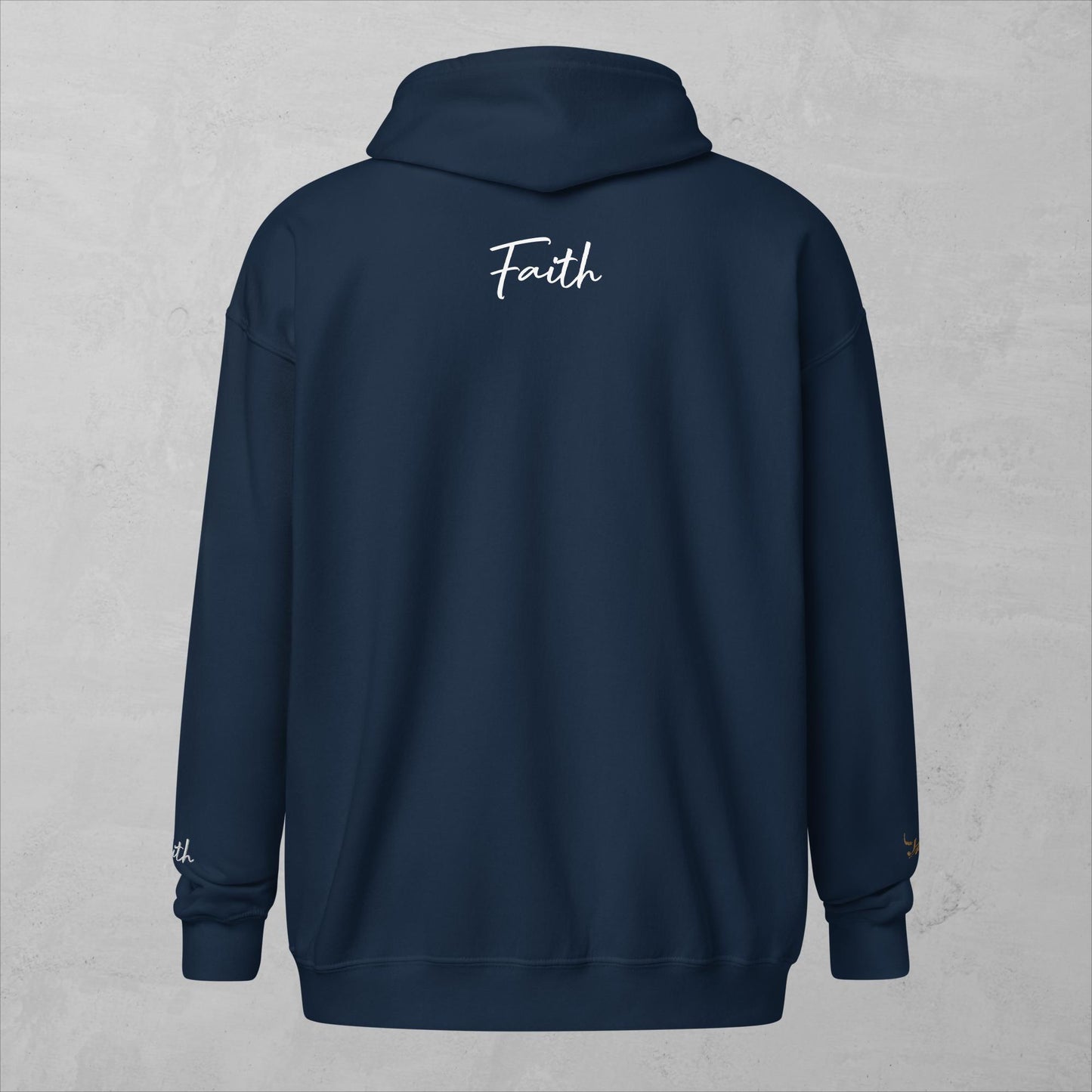 J.A Faith heavy blend zip hoodie